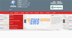 Desktop Screenshot of correoparaguayo.gov.py